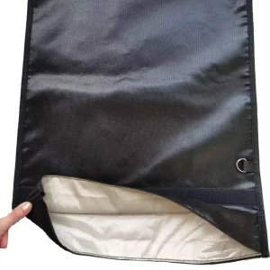 5 Size As Set Waterproof Carbon Fiber Fire Resistant Bag RFID Blocking Signal Blocking Faraday Pouch