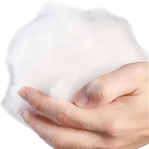 50g Virgin Polyester Fiber Fill Flame Retardant with Siliconized for Crafts Pillows Toys