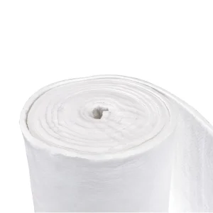 50mm Thick HAZ Grade Ceramic Fiber Blanket 99% AL2O3+SIO2 1430C Classification 128 Kg m Density for Industrial Kiln Wall