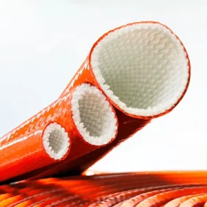 55mm Flame Resistant Fire Sleeve Hydraulic Hoses Cover Braided Fiberglass Sleeve Protect Employees From Burning