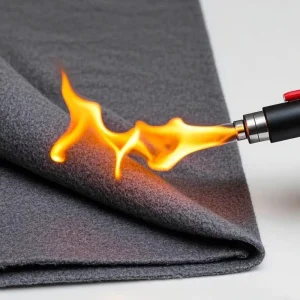 5MM Pre Oxidized Fiber Felt Flame Retardant High Temperature Resistant Carbon Fiber Fireproof Mat Fireproof Blanket