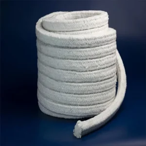 5mm 30mm Thermal Insulation Refractory Rope Fireplace Round Square Ceramic Fiber Sealing Rope for Expansion Joint