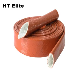 6-150mm Silicone Coated Fiberglass Hybrid Insulation Heat Proof Sleeve for High Temperature Cable Protection Fire