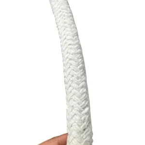 6*6mm Ceramic Fiber Rope Boiler Fireplace Door Seal Strip Gasket Customizable