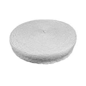 60mm*6mm Insulation Ceramic Fiber Tape With SS Wire