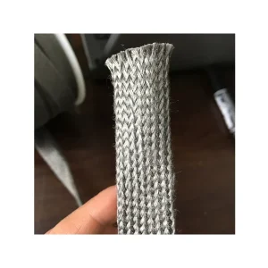 650 degree High Temperature Resistant Casing 316L Fiber Mesh Tube 4-16MM Stainless Steel Fiber Sleeve