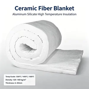 6~50mm Thickness Custom Cutting Ceramic Blanket