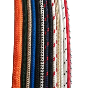 6mm-16mm Beige Polyester Polypropylene Double Braided Marine Rope for Sailboat