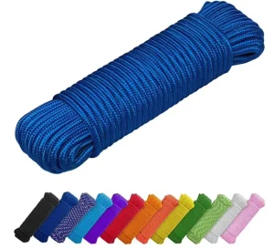 8mm Braided Cotton Rope with Jute Core 1 4 Inch Packaging Rope