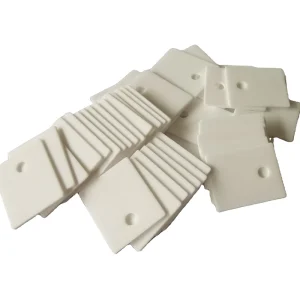 96% Aluminum Oxide Al2O3 Alumina Ceramic Plate 24W Mk High Thermal Conductivity Insulation Pad