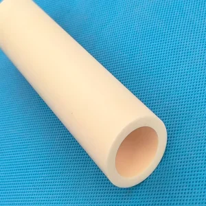 99% Alumina Ceramic Tube 32mm 22mm 130mm High Temperature Al2O3 Insulation Pipe Protection Sleeve for Industrial Furnace Kiln