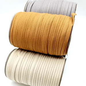 9mm Colored Braided Eco Friendly Soft Cotton Flat Cord Rope