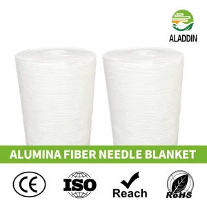 Advanced Technology Alumina Fiber Needle Blanket High Temp Resilient for Automotive Engine Exhaust Heat Insulation