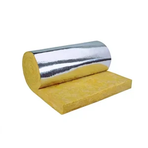 Air Conditioning Duct Wrap Soundproof Soft Aluminum Roll Jacketing Insulation Glass Wool Batts