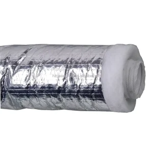 Air Duct Plastic Insulated Flexible Aluminum or Polyester Cotton with Fiber Wool HVAC Systems