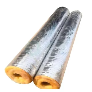 All In One Aluminum Foil Rock Wool Pipe Insulation Durable Moisture Proof and Fire Resistant Sheet Specialized for Pipelines