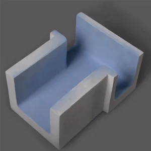 Alumina Ceramic Block Raw Materials Custom Cut Moulding Cutting Molten Aluminum Casting Line Refractory Ceramics Launders Aoriek