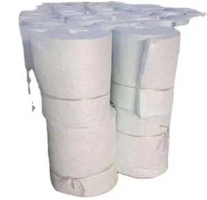 Alumina Silicate Ceramic Fiber Blanket Refractory Material with 1260C Working Temperature 0.09 1.16W mK Thermal Conductivity