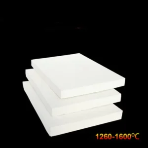 Alumina Silicate Ceramic Fiber Board High Temperature Resistant Thermal Insulation Plate 30mm 50mm Custom Thickness