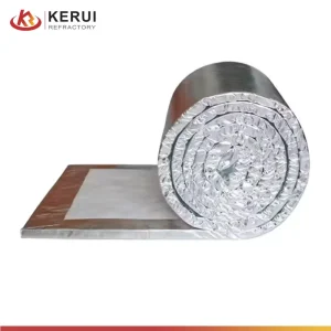 Alumina Silicate Insulation Aluminium Foil Ceramic Fiber Mat Blankets for Furnace Insulation Layer