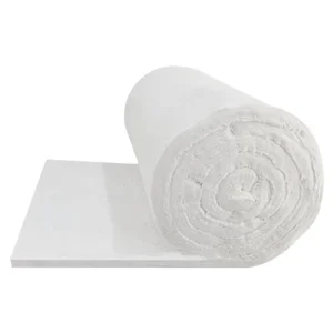 Aluminium Silicate Heat Resistant Insulation Wool 128kg/m3 Density Refractory Ceramic Fiber Blanket 99.5% Hydrophobicity