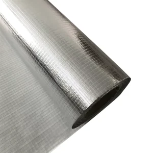 Aluminum Foil Coated Mesh Fiberglass Fabric