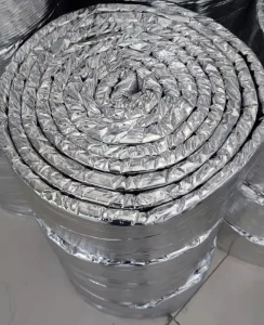 Aluminum Foil Covered 1260 1430 Ceramic Fiber Blanket Refractory Furnace Application