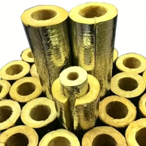 Aluminum Foil Faced Glass Wool Pipe Insulation for HVAC Duct and Industrial Thermal Insulation