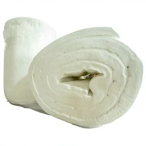 Aluminum Silicate Alumina Silica Ceramic Fiber Needle-Punched Boiler Blanket 2-7 cm Spun-Blown High-Temperature Insulation Heat