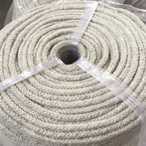 Aluminum Silicate Braided Ceramic Fiber Rope for Sealing Gasket
