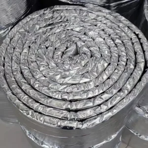 Aluminum Silicate Ceramic Fiber Fireproof Insulation Ceramic Fiber Blanket Fire Resistant Aluminum Foil
