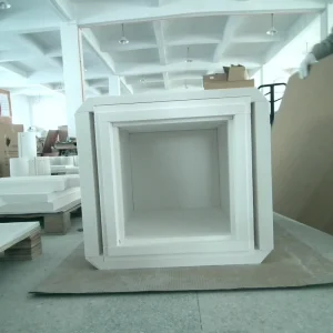 Aluminum Silicate Ceramic Fiber Furnace Chamber High Aluminum Refractory Furnace Liner for High Temperature Insulation Furnace