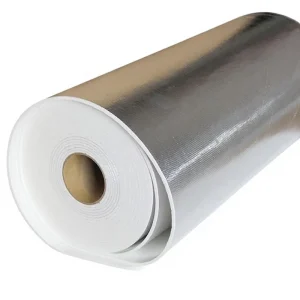 Aluminum Silicate Ceramic Fiber Paper Composite Aluminum Foil Self Adhesive Flame Retardant Thermal Insulation Pad Customizable