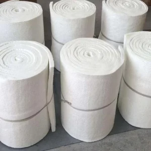 Aluminum Silicate Needle Punched Blanket Ceramic Fiber Insulation Fire Resistant Material Manufacturer Pipe Insulation