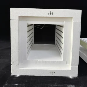 Aluminum Silicate Resistance Wire Muffle Furnace Chamber Alumina Ceramic Fiber Module Ceramic Fiber Refractory Furnace Lining
