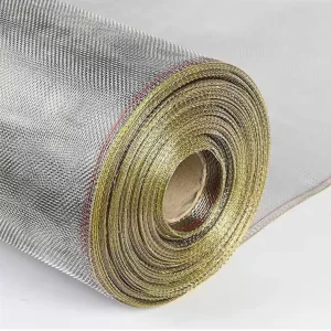 Anti Dust Stainless Steel Wire Magnetic Strip Net Built in Magnet Attracts Ferrous Debris Plain Weave Wire Cloth