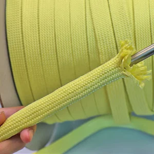 Aramid Braided Sleeve Double Layer Fire Resistant Heat Insulation Tube High Temperature Resistance Fireproof Flame Retardant