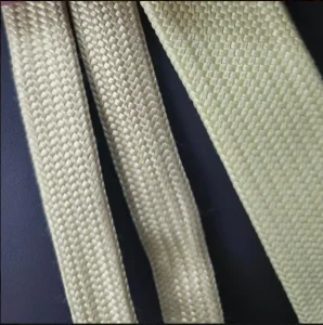 Aramid Strong and Abrasion Resistant Fibres Sleeving High Temperature Resistance Aramid Fiber Braided Sleeving
