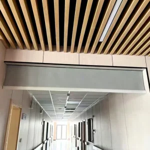 Automatic Electric Smoke Curtain Inorganic Fabric Fire Rated Smoke Screen