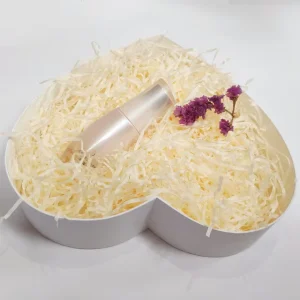 Beige Shredded Fabric Silk Tissue Paper Filler for Gift Box and Indoor Christmas Decorations