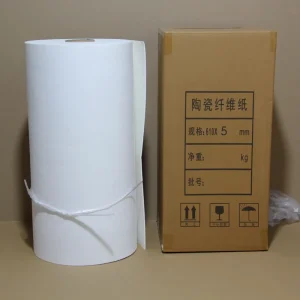 Bio soluble Ceramic Fiber Paper High Temperature Durable Refractory Fiber Paper for Air Filtration