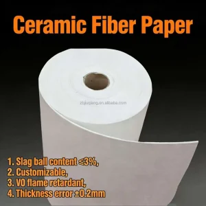 Bio-soluble Fiber Paper for Home Appliance & Laboratory Furnace Insulation Ceramic Fiber Paper