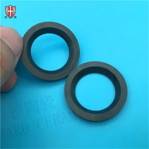 Biological Environmental Si3N4 Ceramic Black Silicon Nitride Ceramic Ring Washer Spacer Gasket
