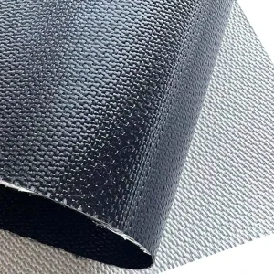 Black Thermal Insulation Silicone Coated Fiberglass Cloth Fabric