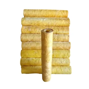 Boiler Steam Pipe Thermal Insulation Air Conditioning Heat Preservation Centrifugal Fiber Foil Pasted Insulation Tube