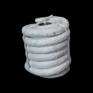Braided Twisted Ceramic Fiber Rope High Temperature Flexible Refractory Packing for Kiln Furnace Sealing