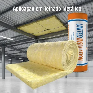 Brazil A1 Non Combustible Glass Wool Blanket Rolo De Fibra De Vidro Classe a Incombustivel Para Construcao Metalica
