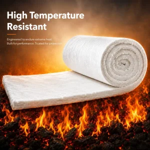 CE Certification Ceramic Fiber Blanket Furnace Lining 1260 128kg m³ Ceramic Fiber Blanket