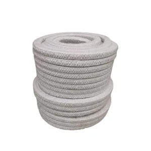 CE Certified Fireproof Ceramic Fiber Rope Aluminum Silicate Ceramic Fiber Packing for Sealing Filler