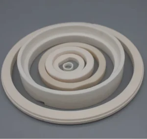CNC Machining Al2O3 Aluminum Oxide Ceramic Seal Washer Ring Insulator